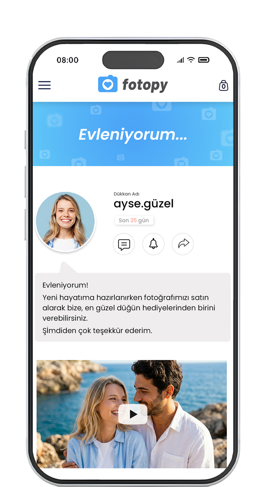 Fotopy dükkan mobil görünümü
