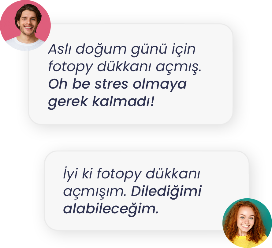 Alıcı ve satıcı yorumları
